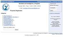 Tablet Screenshot of equiposdeinvestigacion.fhycs.unam.edu.ar